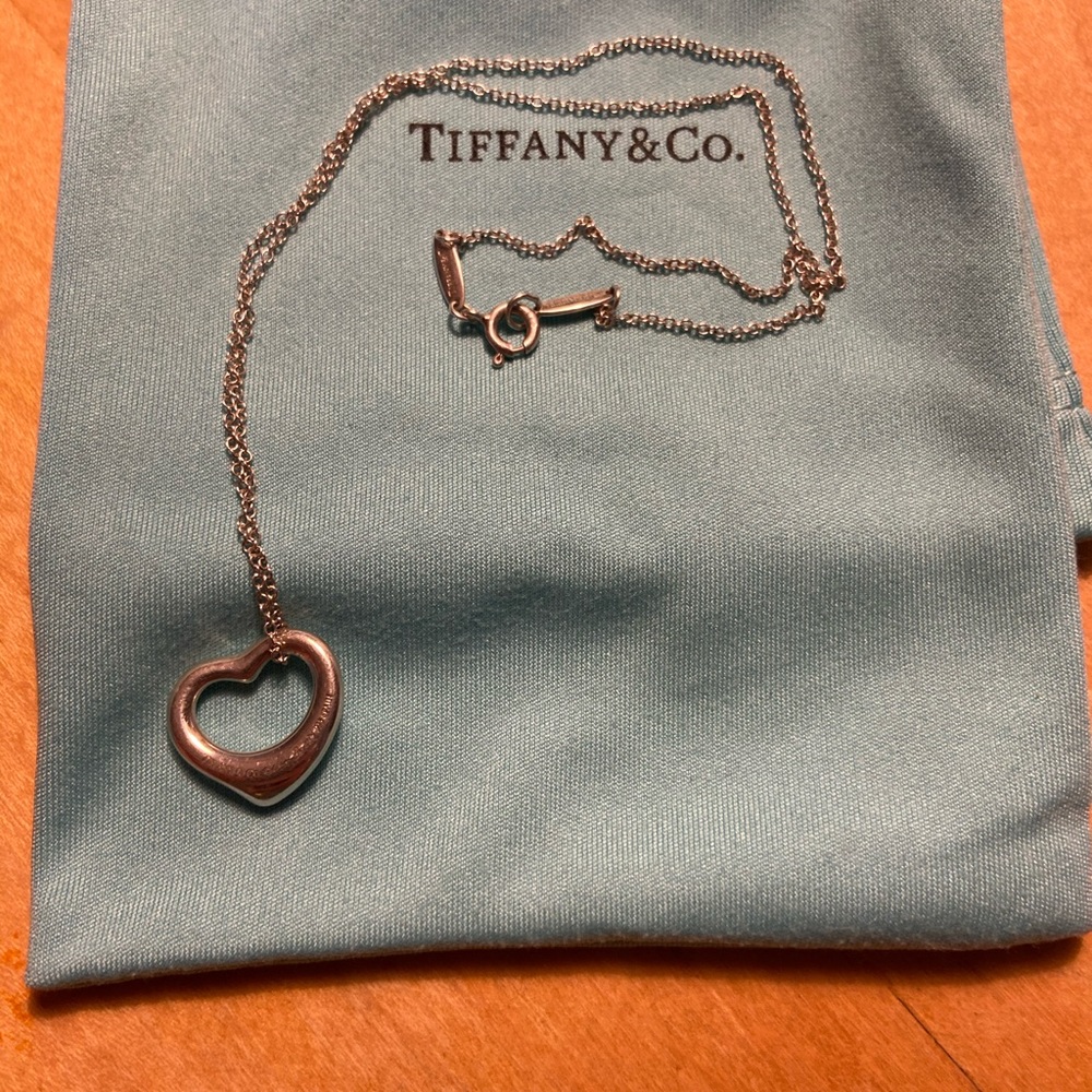 Tiffany & Co. Sterling Silver Heart Necklace
